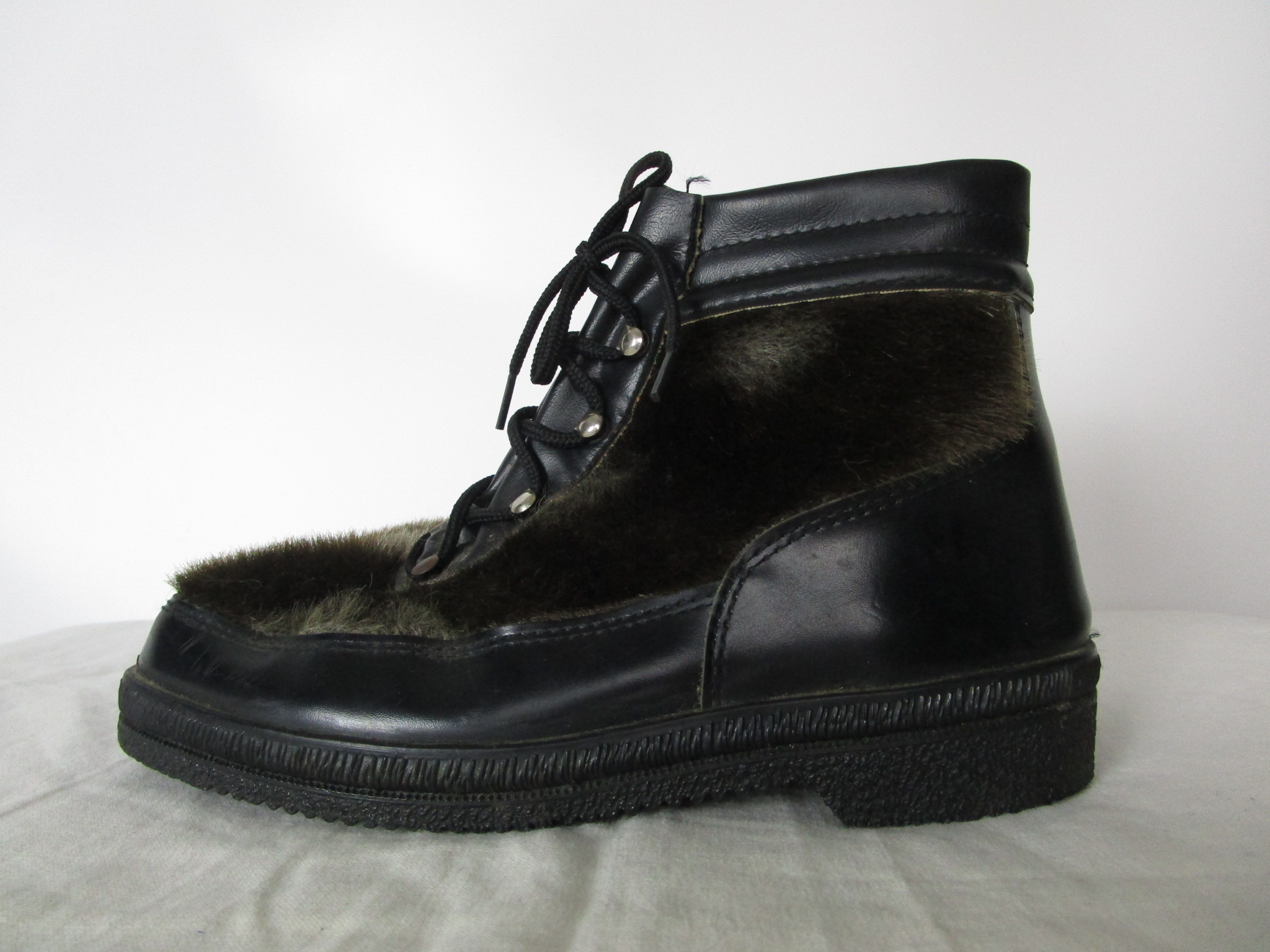 Chaussures montantes cuir noir 39