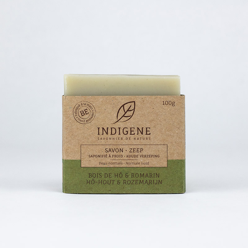 Indigene Savon Bois de ho et Romarin