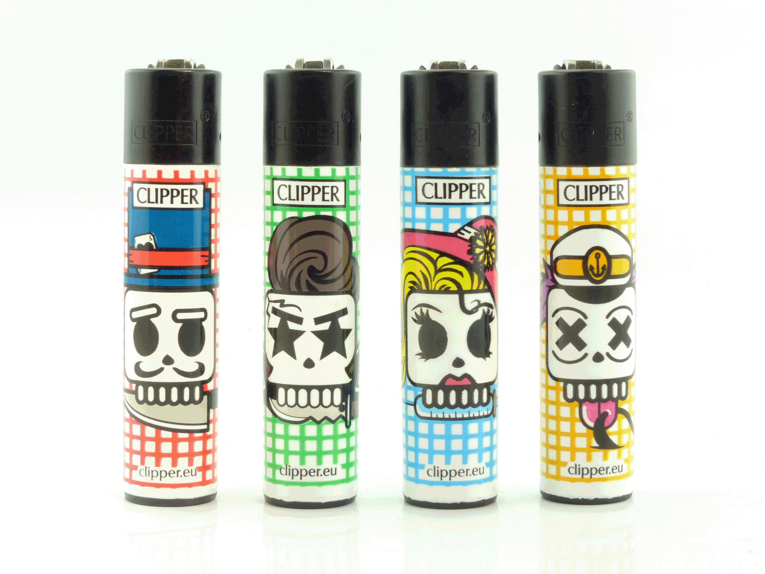 Clipper, Tour de Briquet Clipper Large Cp11 Funny Skull