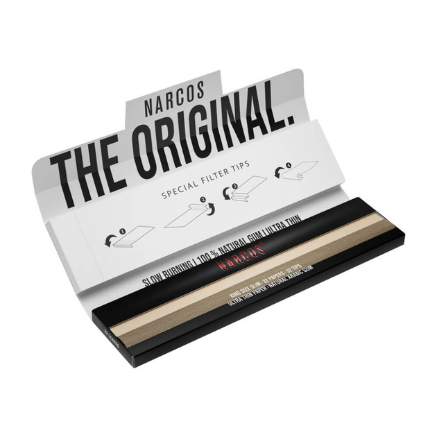 narcos-brown-edition-king-size-slim-rolling-papers-tips-2