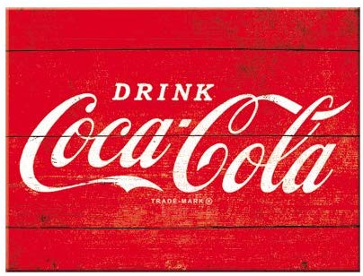 Plaque métal Coca-cola 50 x 25 - Les Plaques/Plaques 50x25 cm - nostalgic- deco