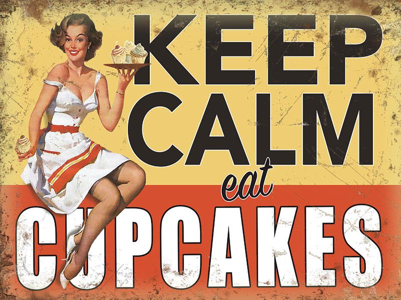 Plaque Métal Vintage Keep Calm Les Plaquesplaques 30x40 Cm Nostalgic Deco 