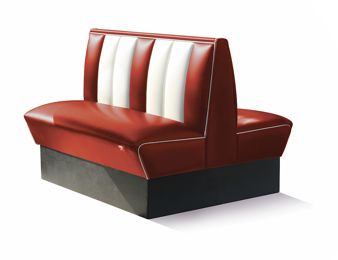 Banquette de Diner 2 places double mobilier américain HW-120DB RUBY