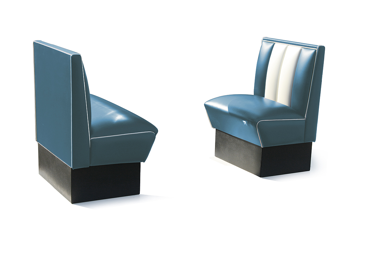 Banquette de Diner 1 place mobilier américain HW-70_BLUE