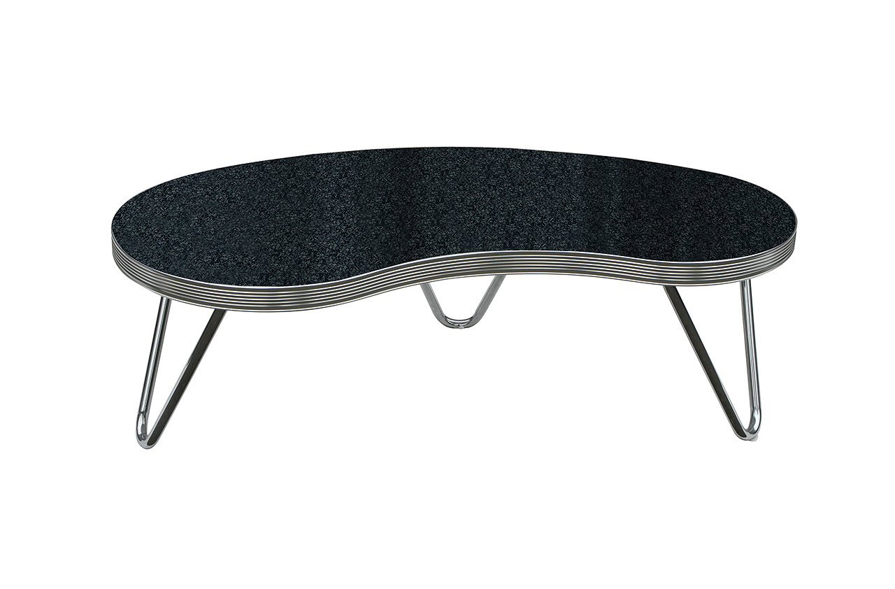 table basse to-18 noire mobilier américain
