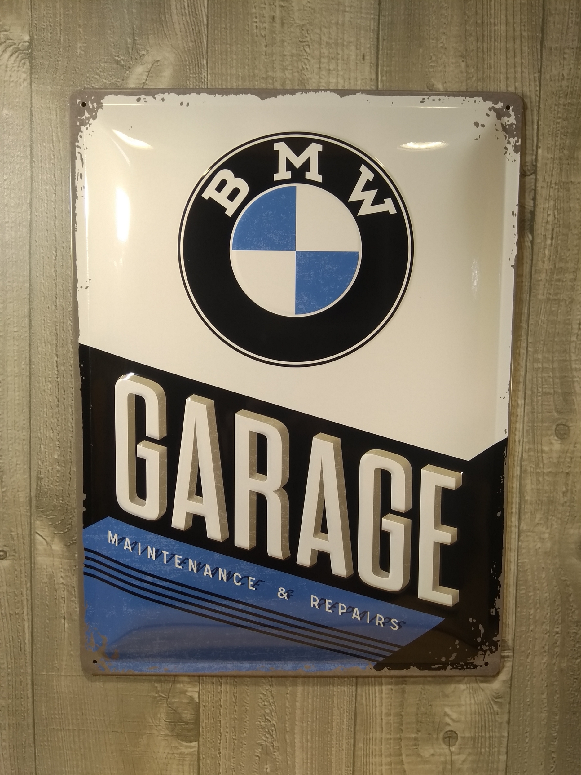 Porte-clé BMW garage - Idées cadeau/Les porte-clés - nostalgic-deco