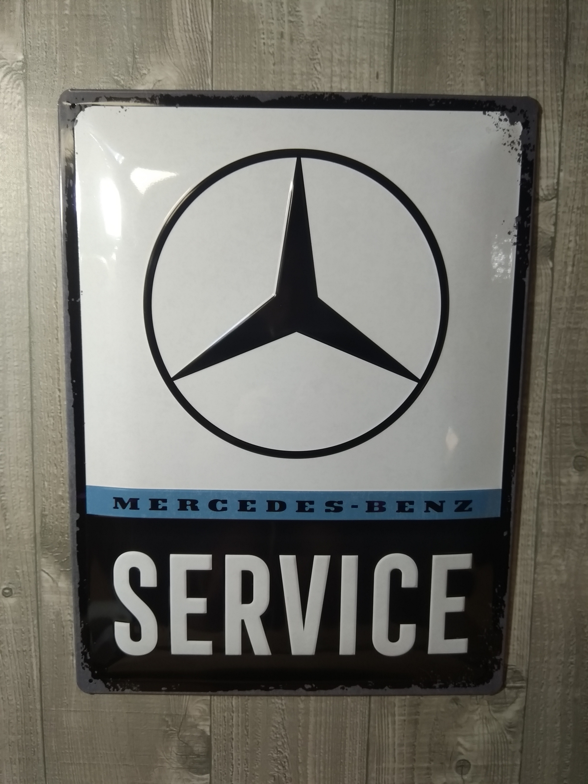Magnet logo Mercedes 8 x 6 - Maison/Déco/Les magnets - le-grenier-vintage