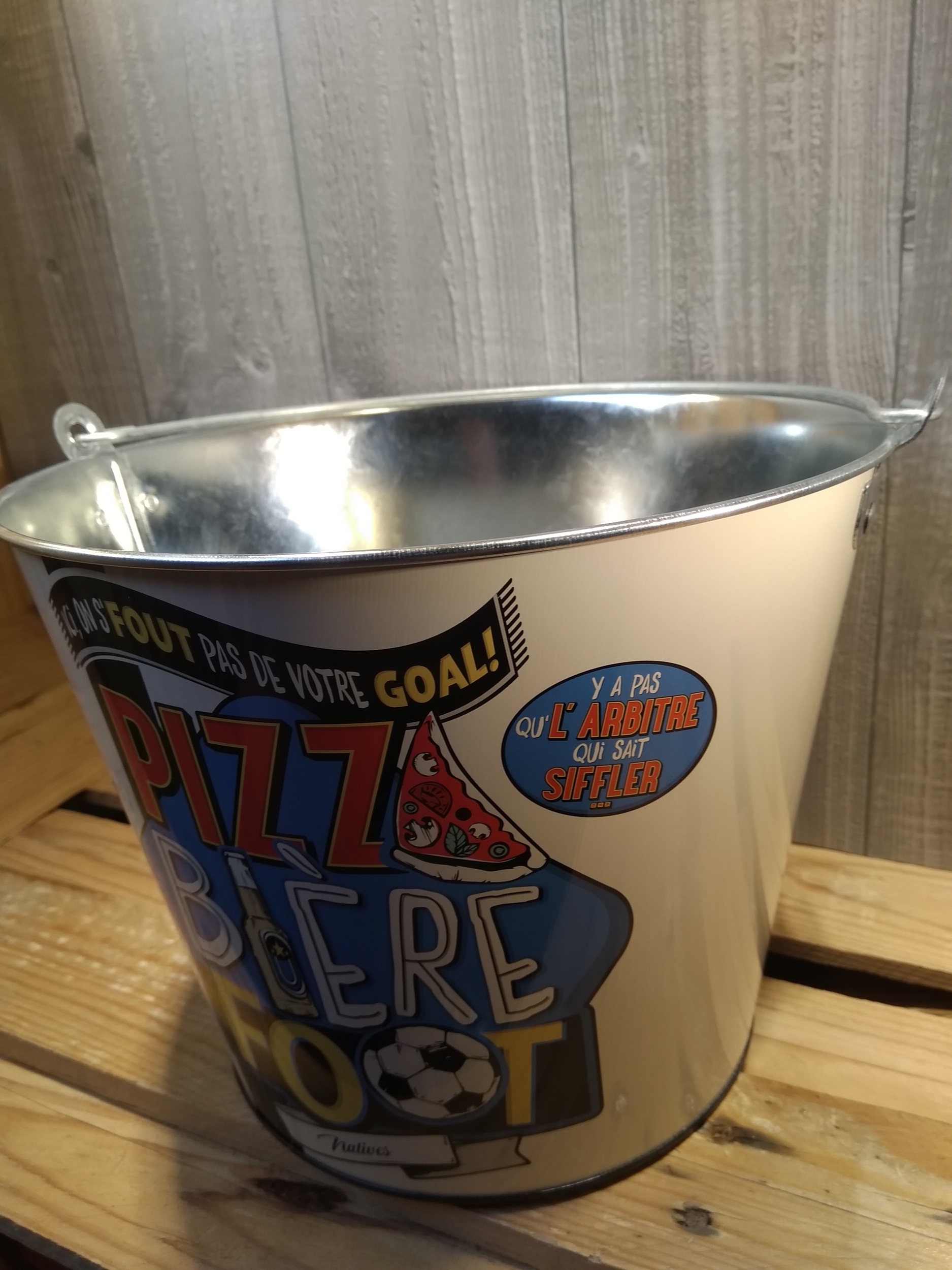 seau glaçon déco bar bistrot pizza bière foot rétro vintage
