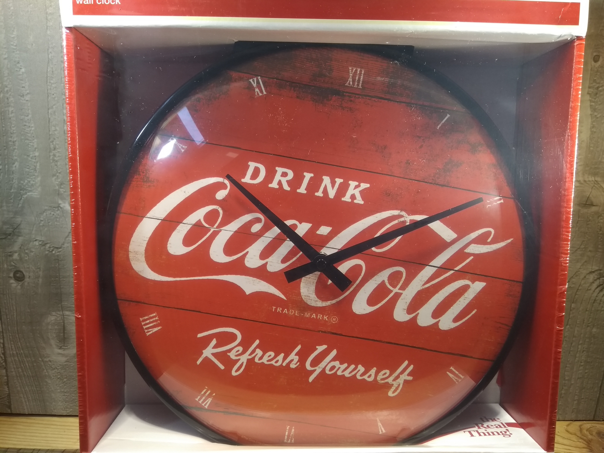 horloge pendule murale publicitaire coca-cola rétro vintage