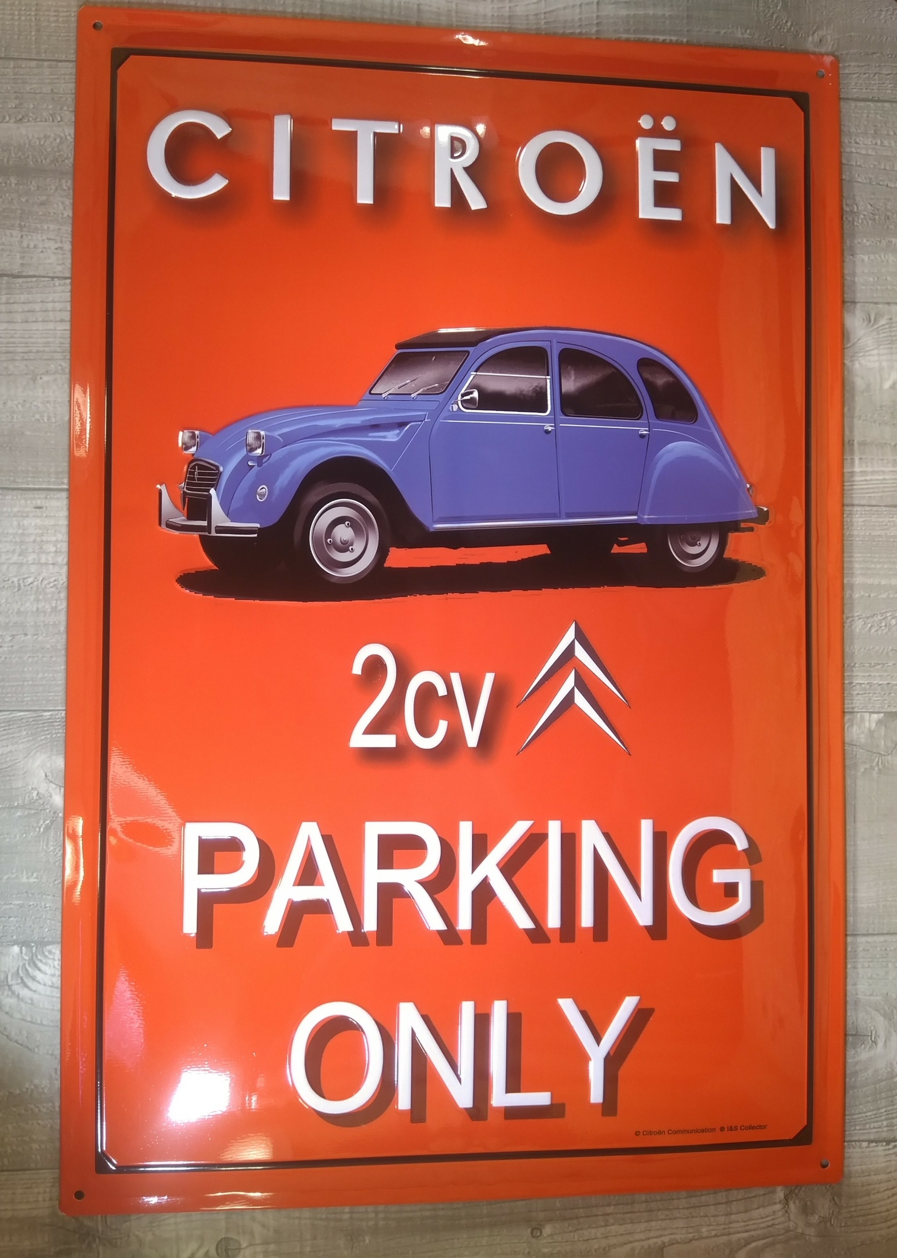 PLAQUE MÉTAL LOGO CITROËN  Boutique Officielle CITROËN