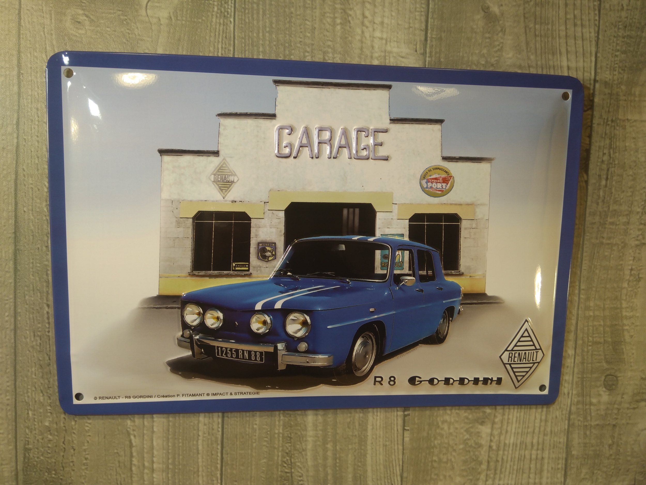 Plaque Renault Estafette - Déco Murale/Plaques 30x40 Cm - Decovintage - 6