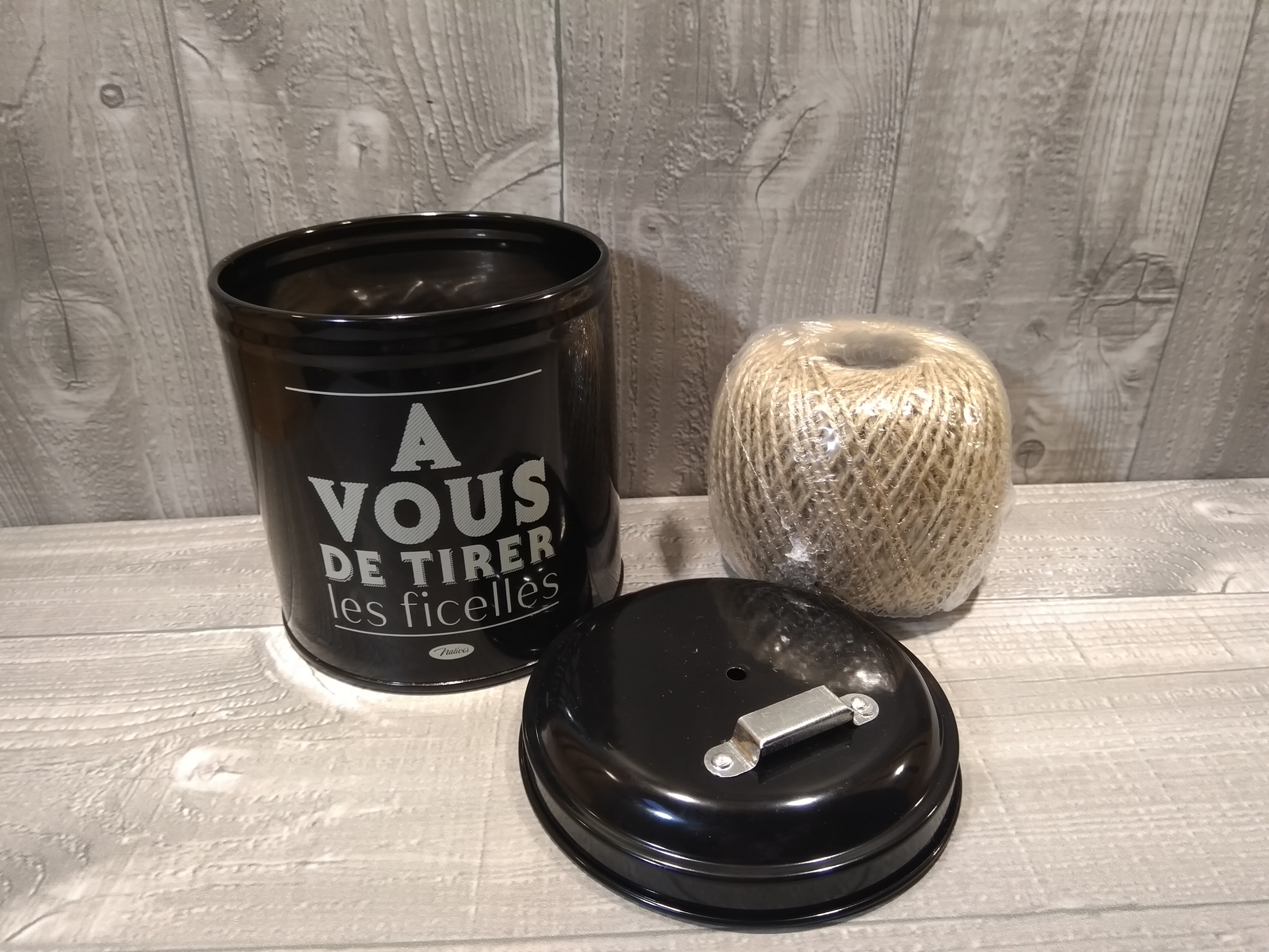 pot à ficelle alimentaire
