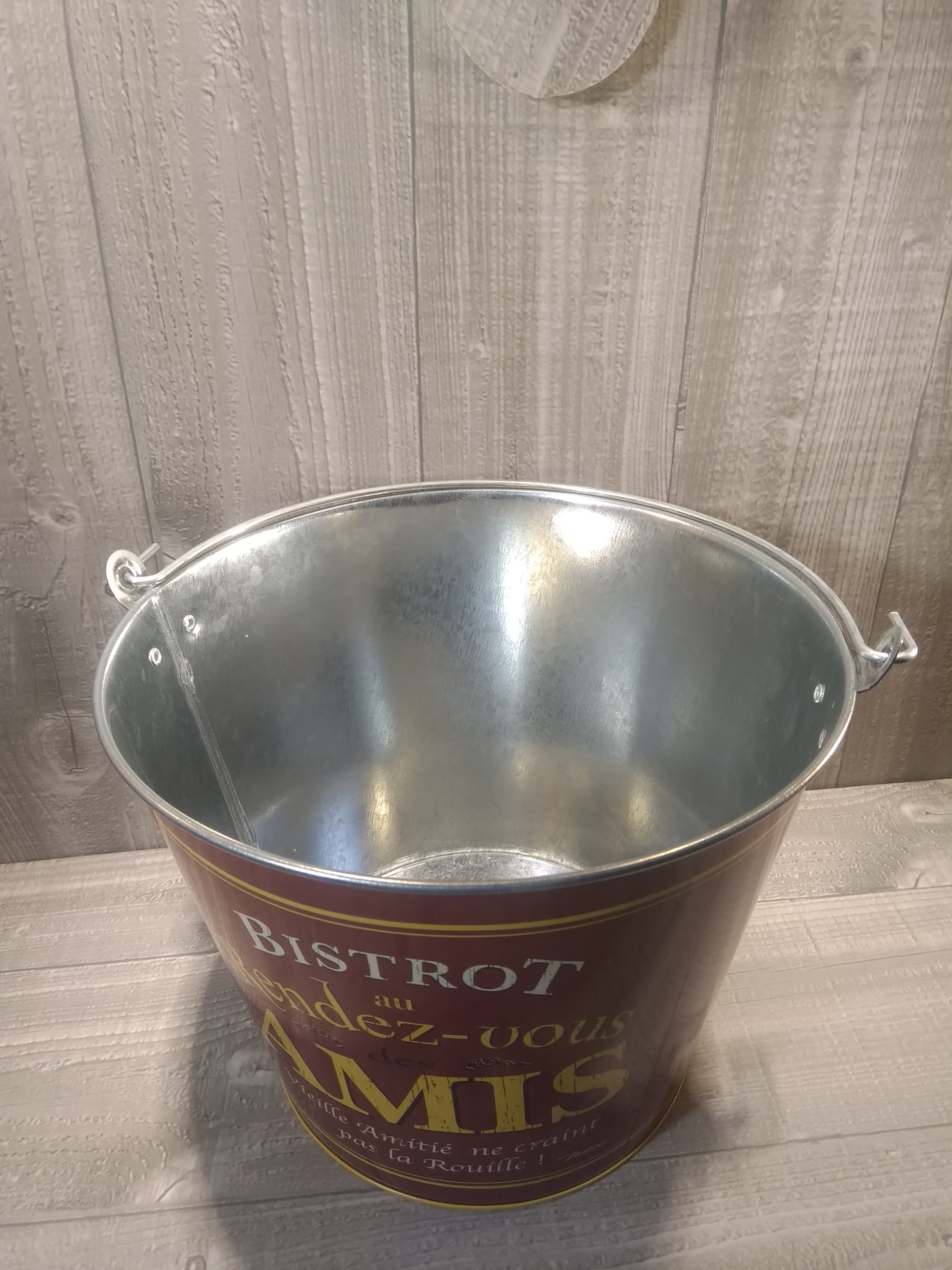 seau à glaçons métal alimentaire bistrot des amis