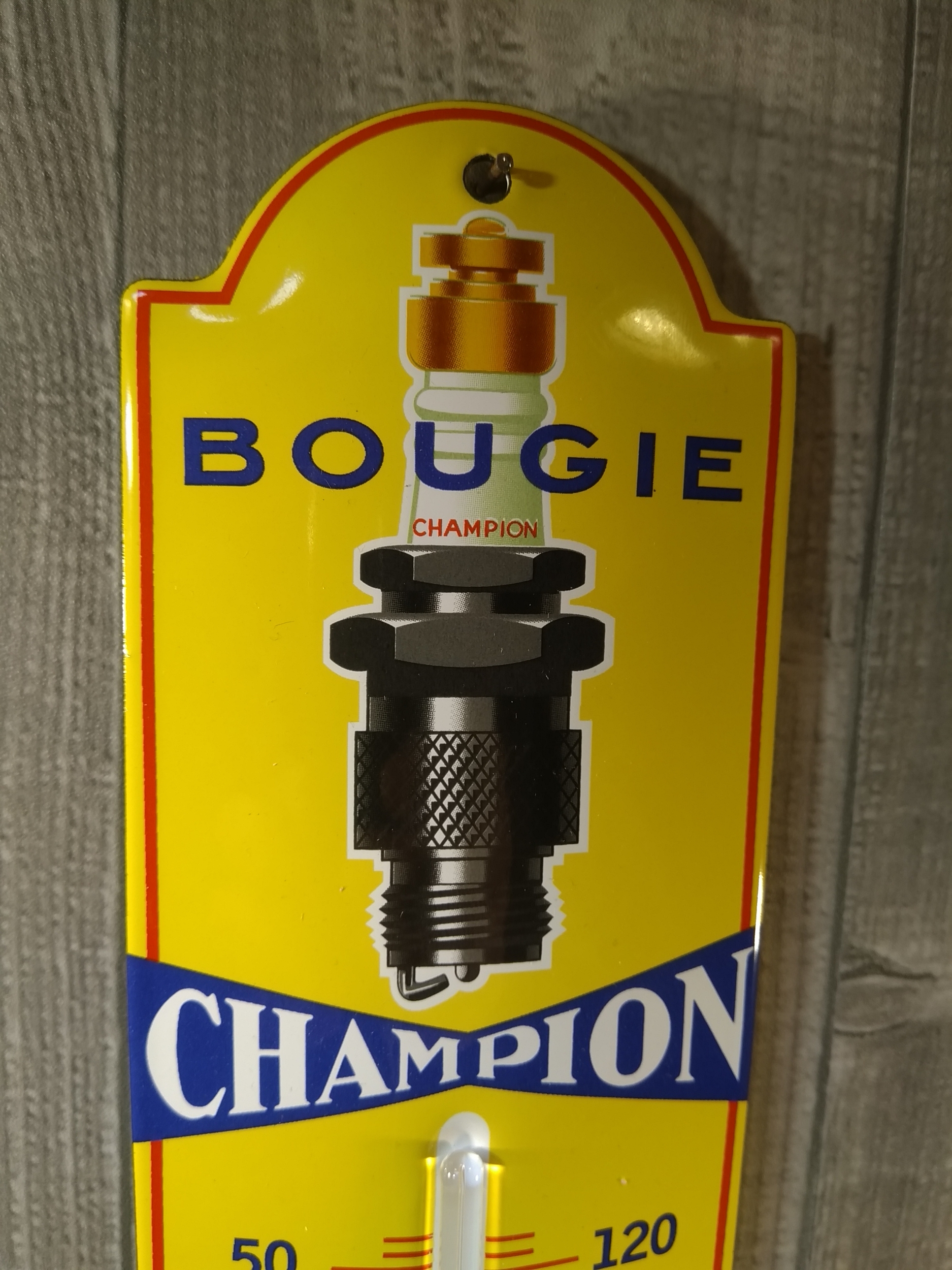 Thermomètre Bougies Champion - LA COMPAGNIE DES RÉCLAMES