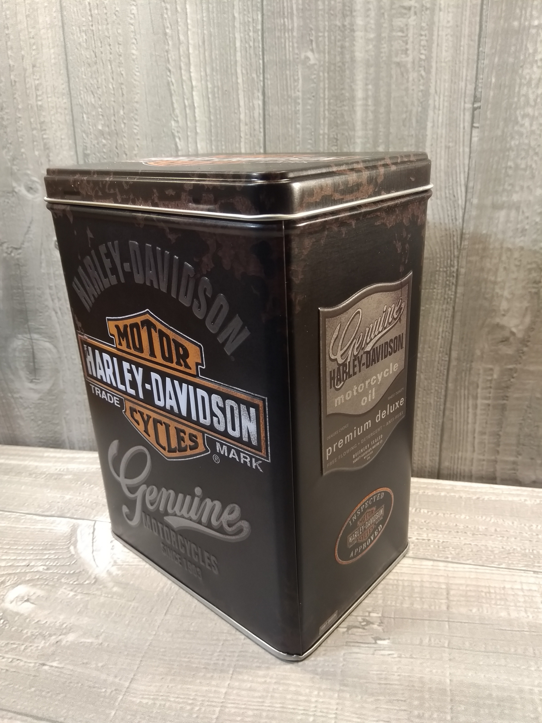 boite rangement publicitaire harley davidson