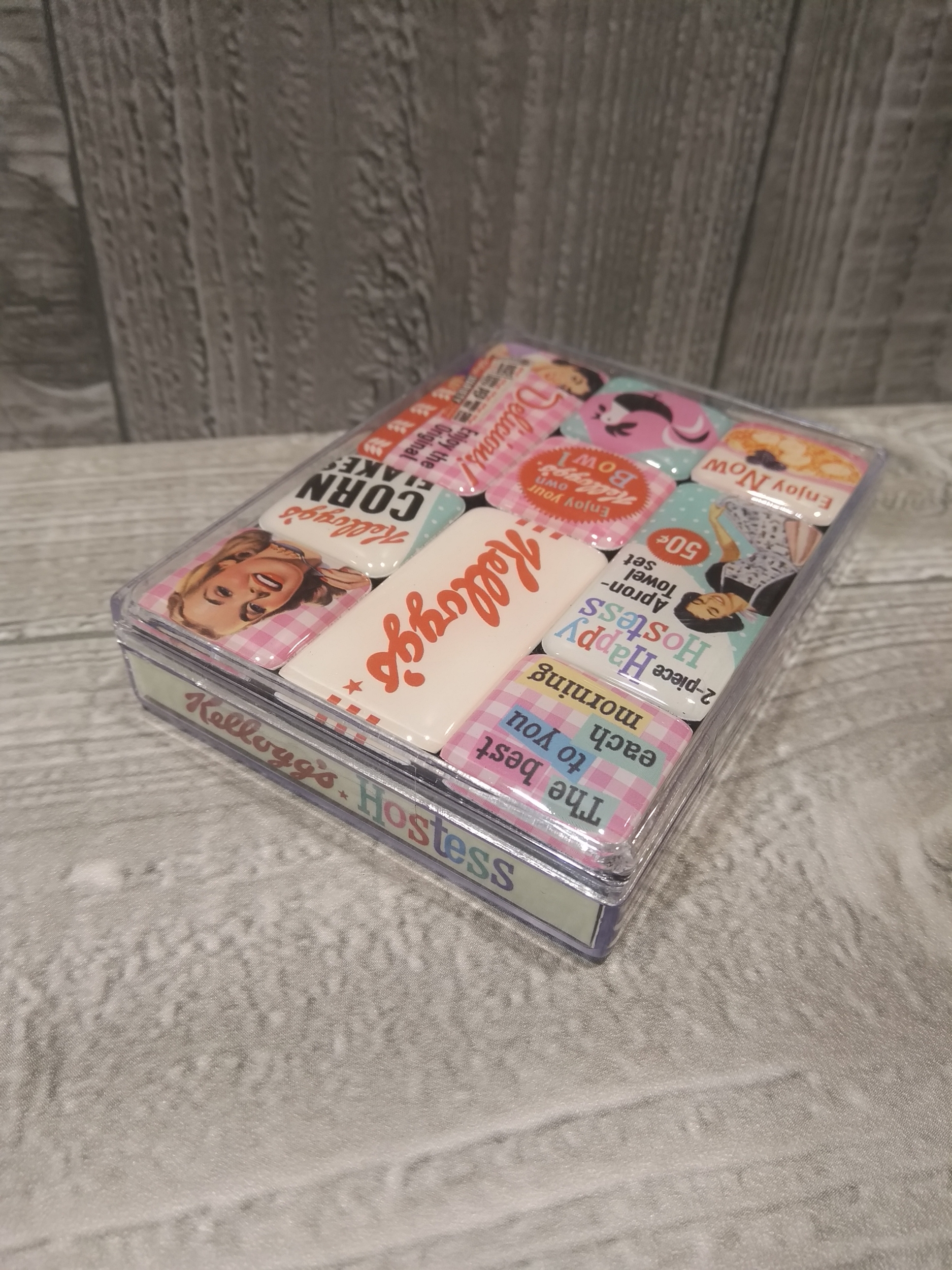 coffret magnets kelloggs publicitaire vintage