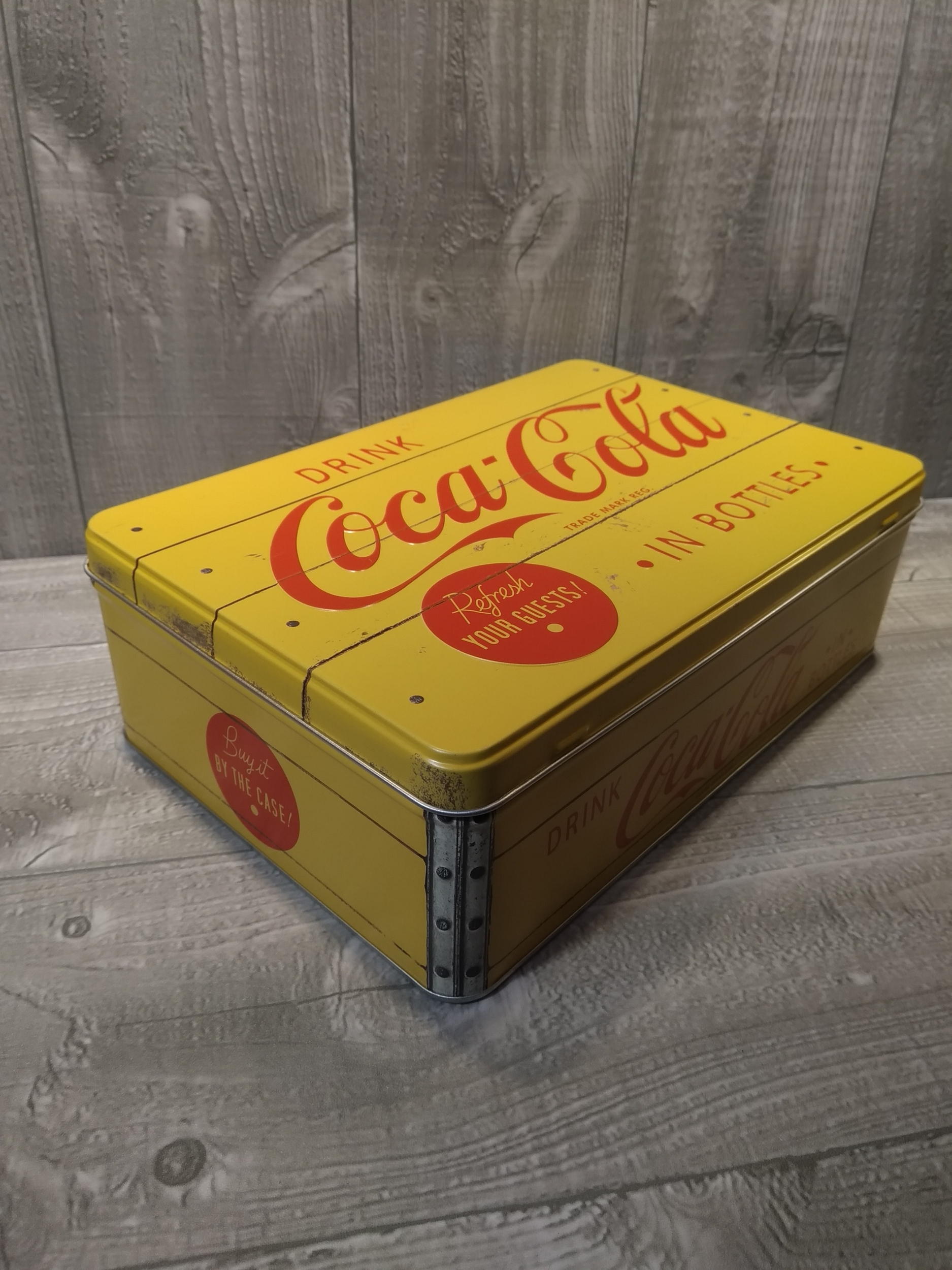 boite métal publicitaire coca-cola