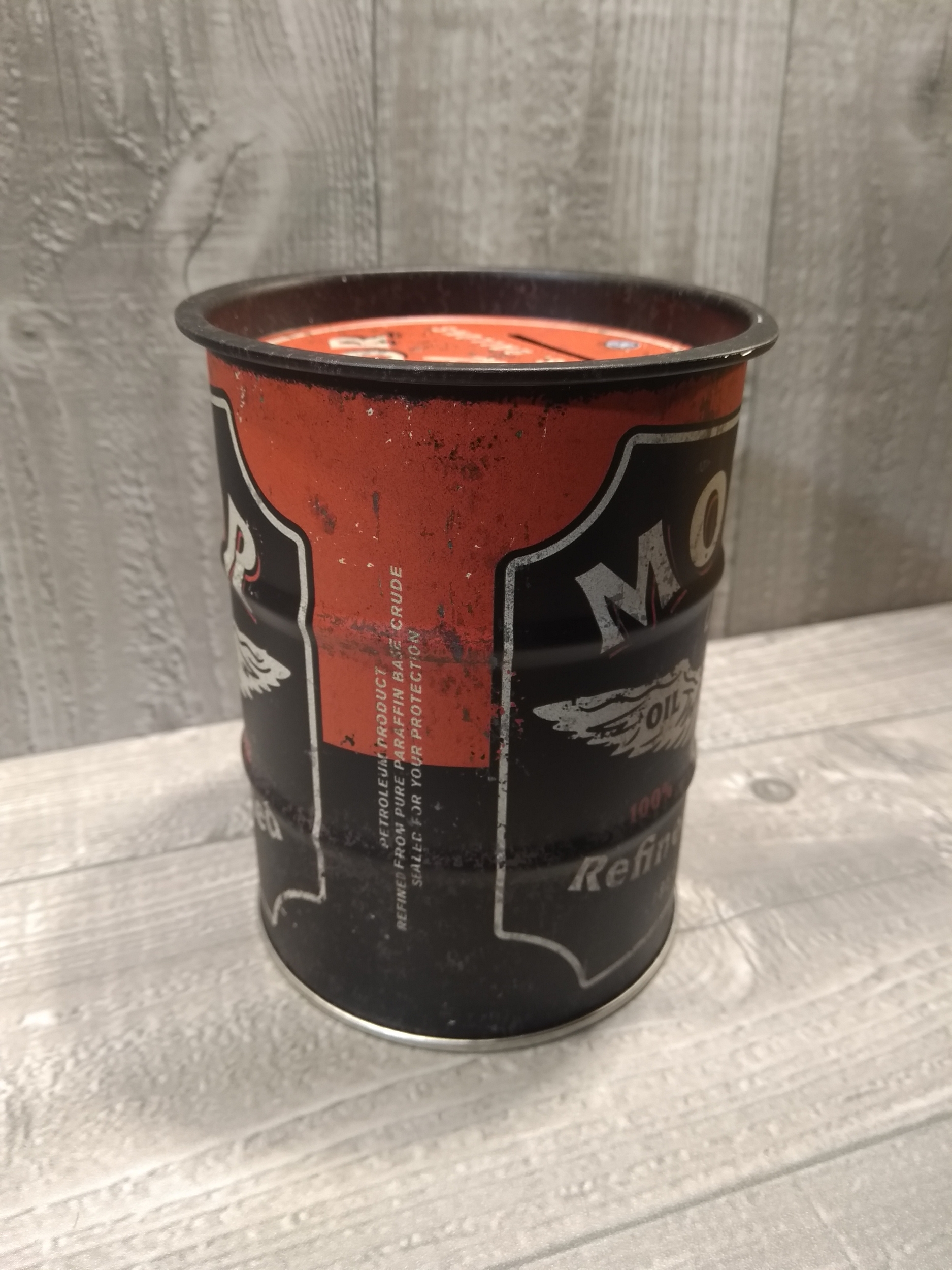 Tirelire Boîte à Monnaie En Métal - Style Rétro Kawasaki - Couleur Jaune, Capacité 600ml