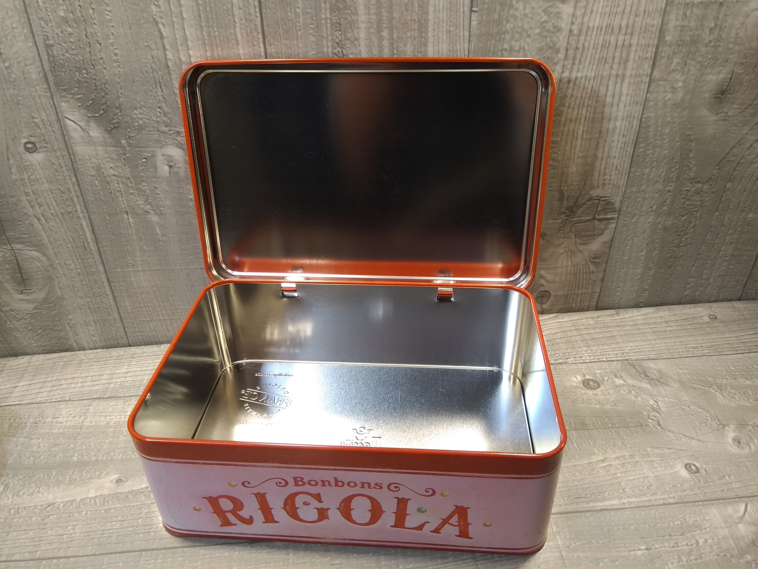 boite à gateaux rigola publicitaire