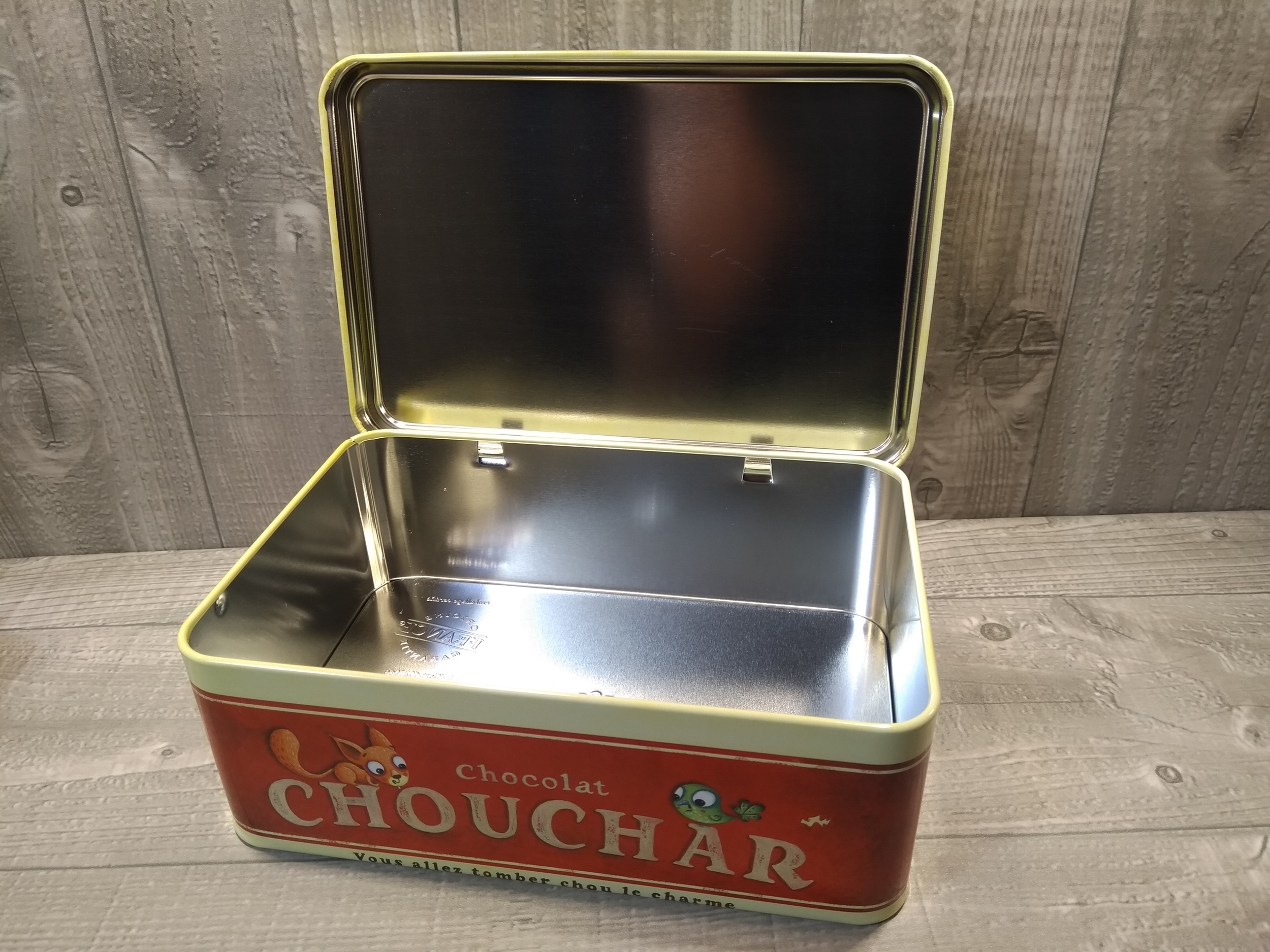 boite publicitaire chouchar vintage