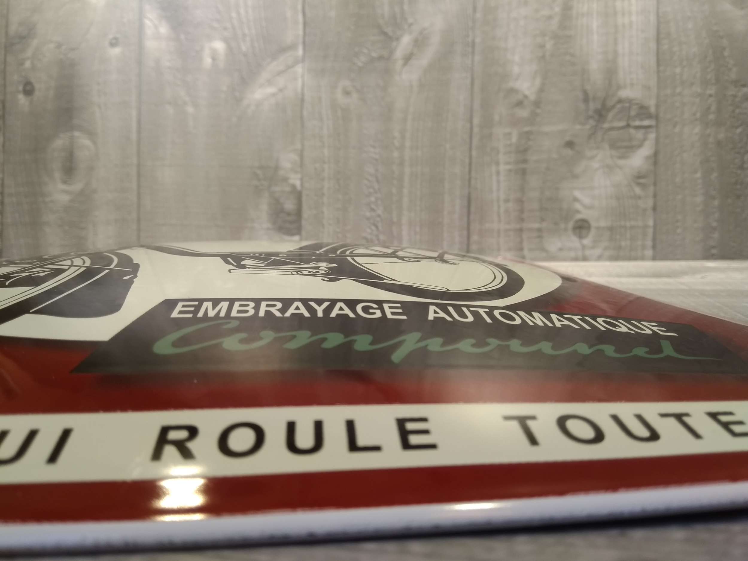 plaque émaillée rétro vintage velosolex