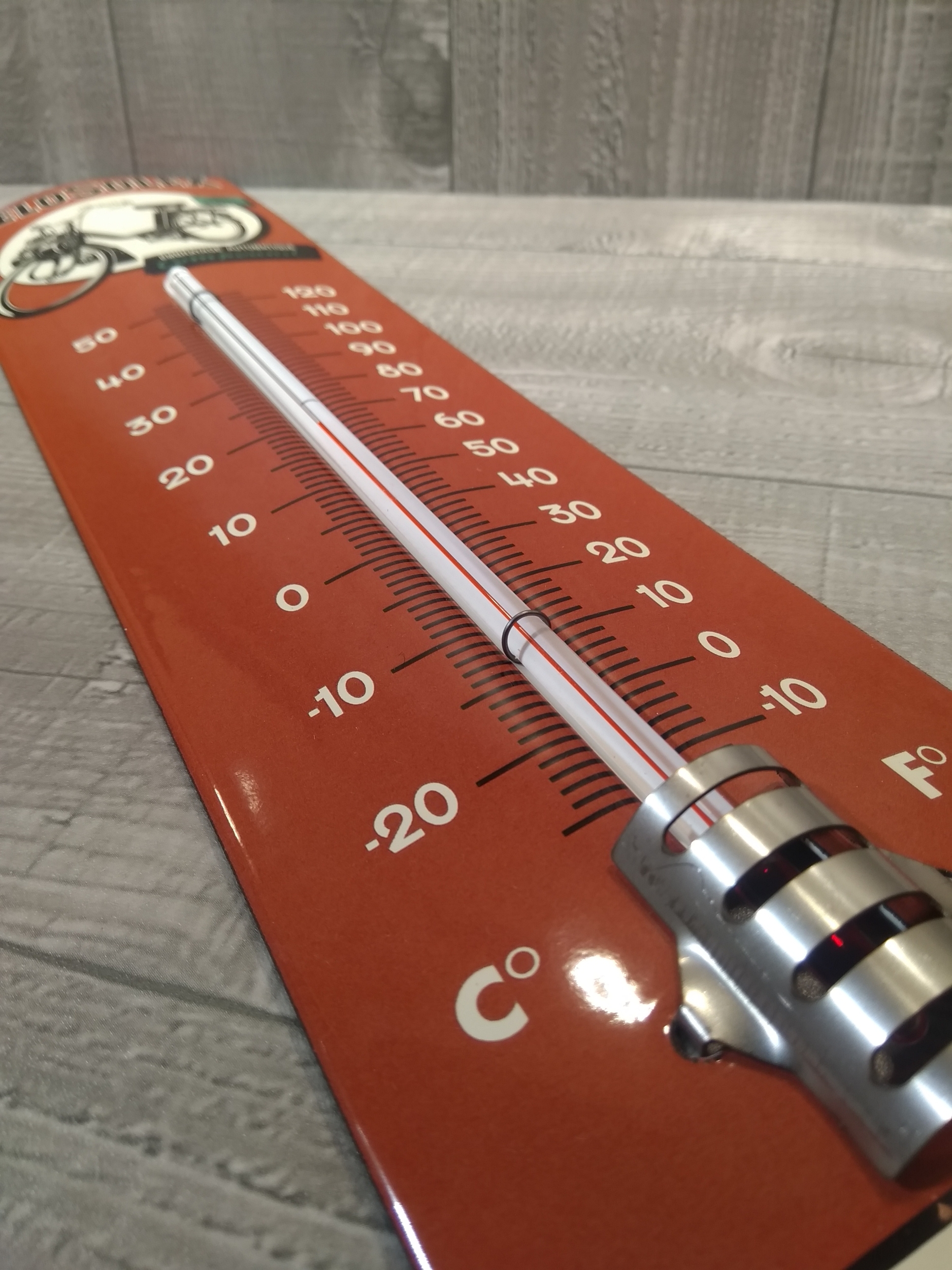 thermomètre émaillé publicitaire velosolex