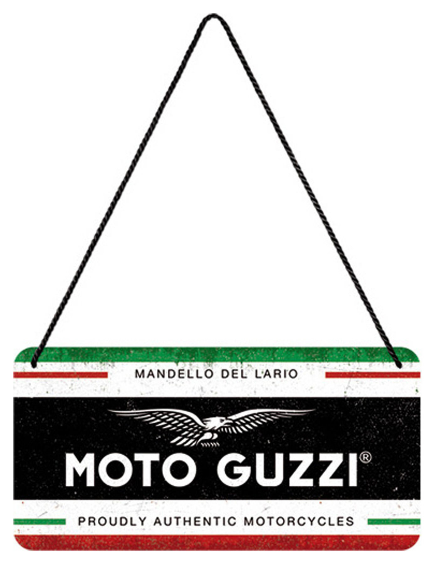 plaque métal moto guzzi