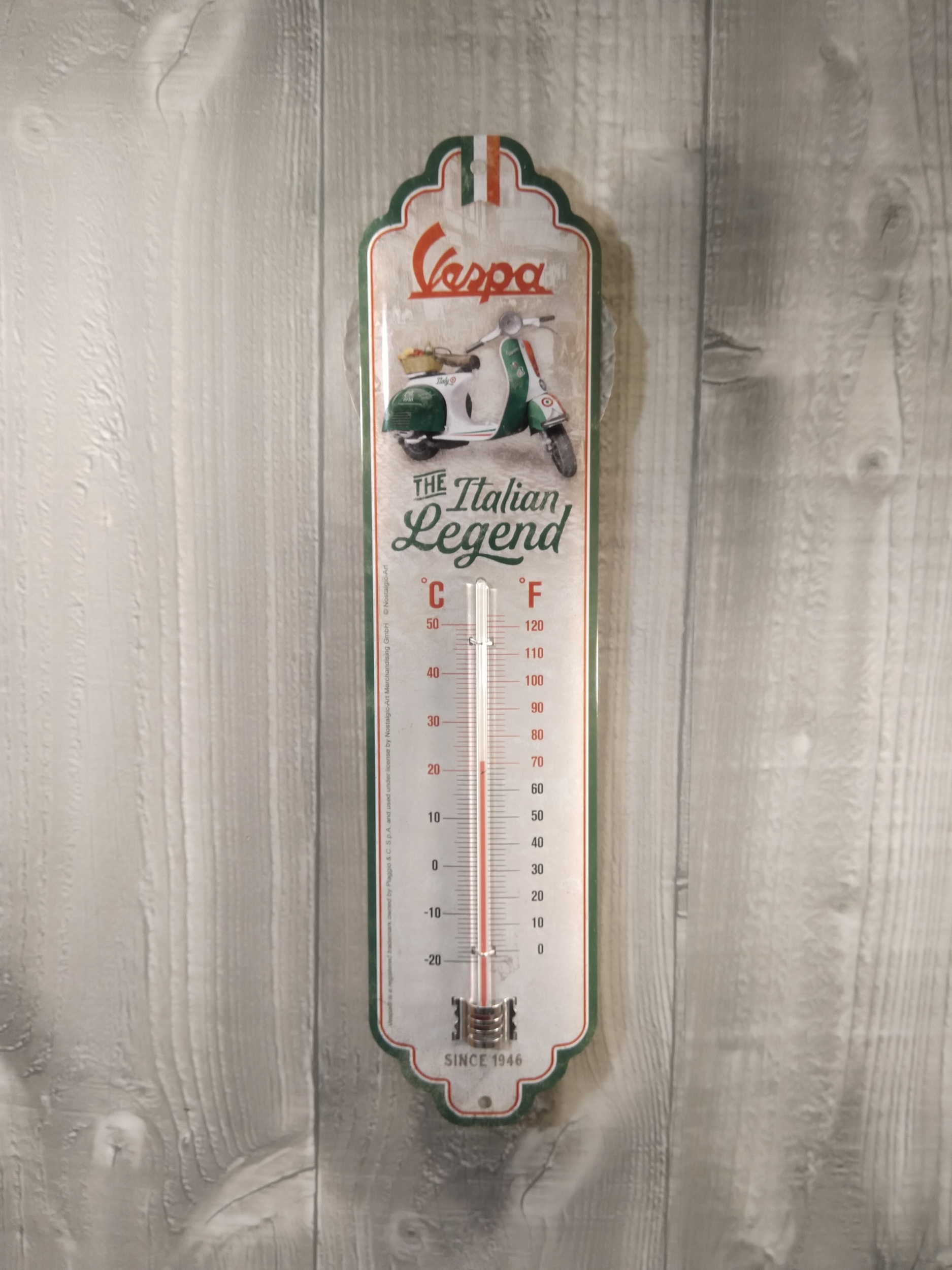 thermomètre déco scooter vespa rétro vintage