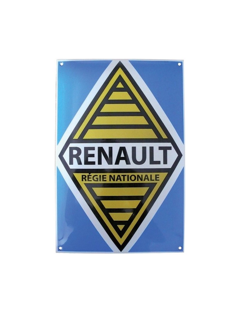 plaque-emaillee-renault-regie