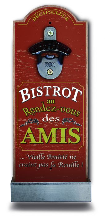 Plaque Murale Décorative Place Des Amis – Neuve, Sous Emballage D’origine