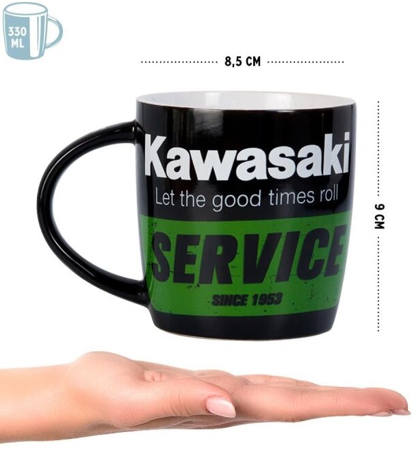 mug céramique publicitaire kawasaki