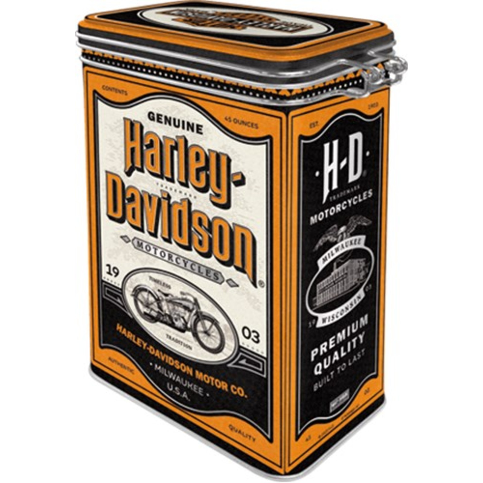 boite rangement alimentaire harley davidson