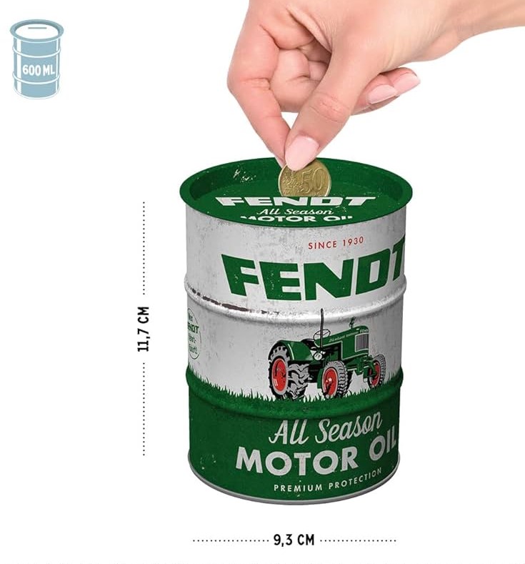 tirelire métal déco fendt