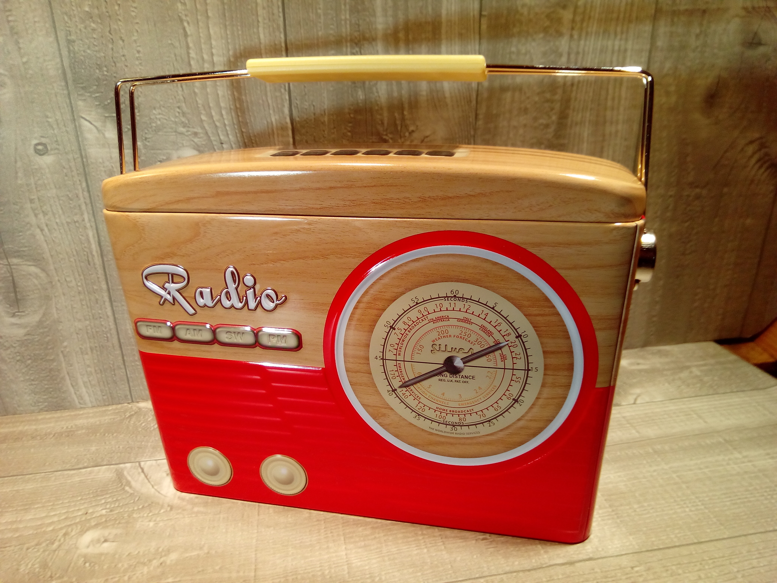 boite déco radio rétro vintage