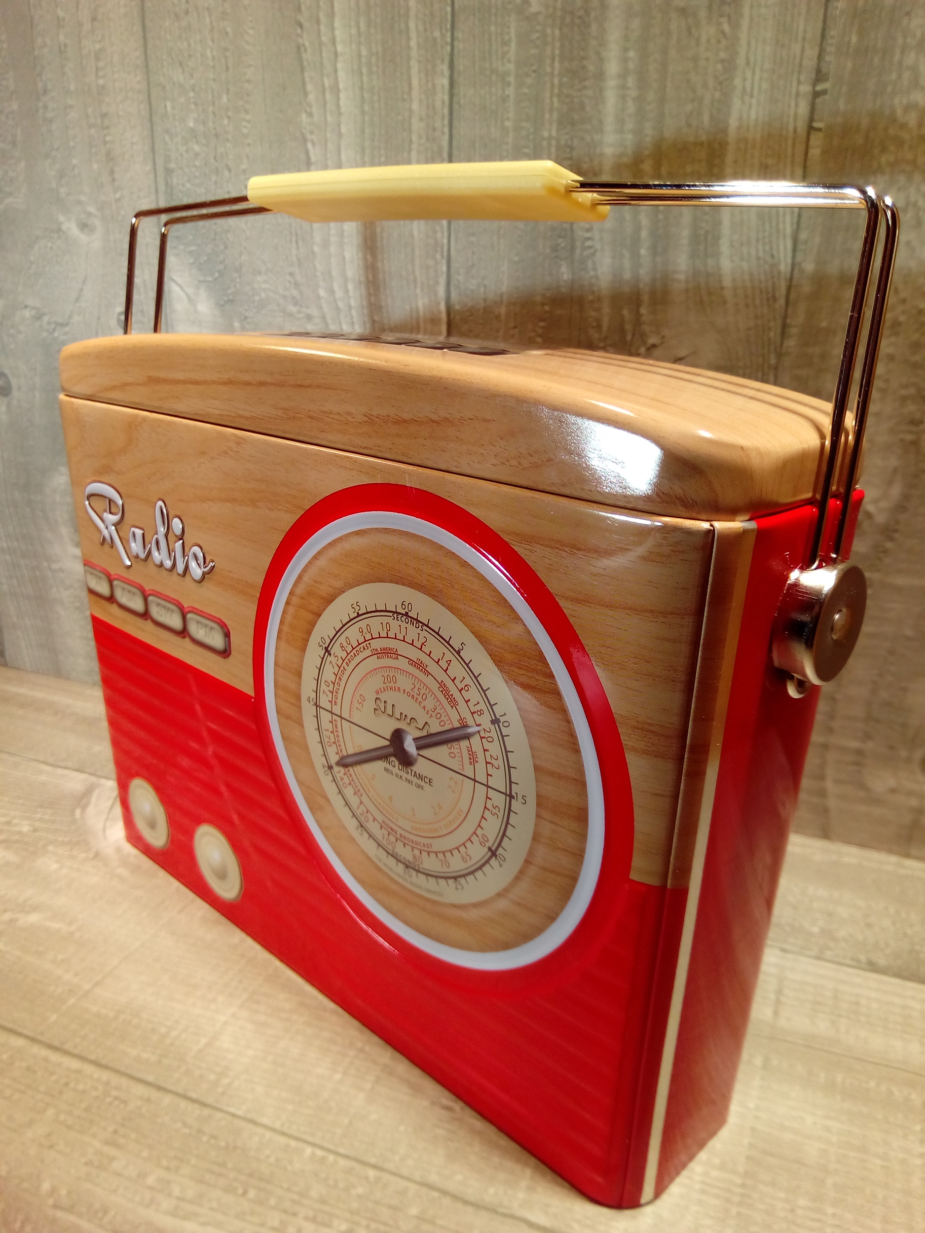 boite rangement en forme de poste vintage
