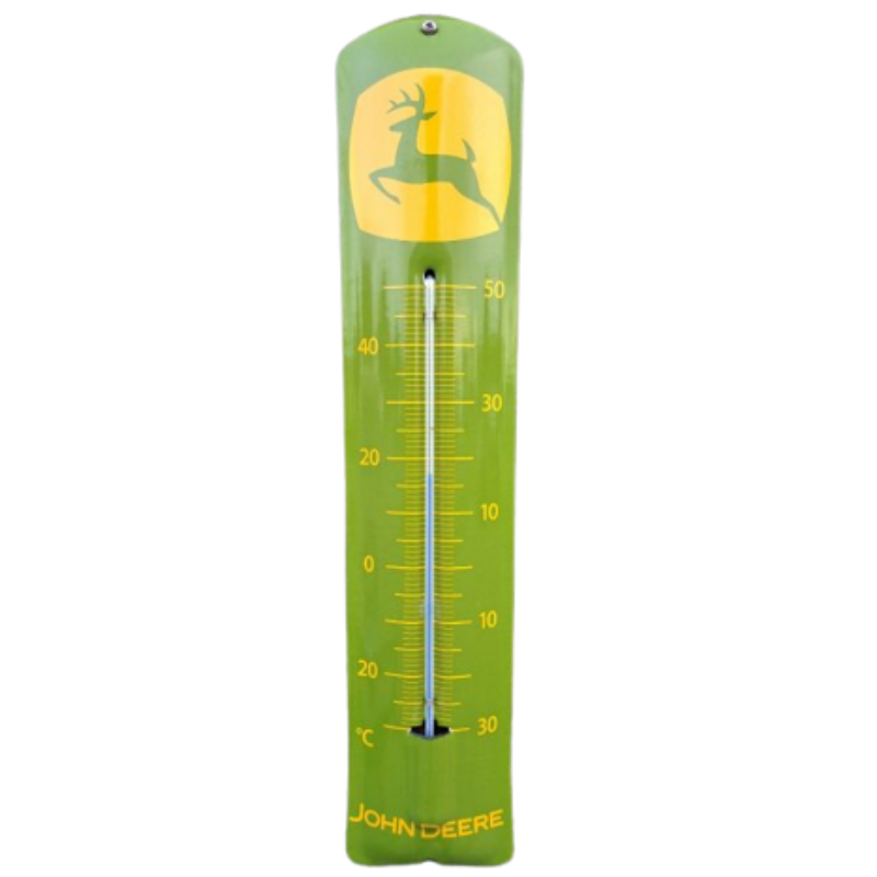 thermomètre émaillé John Deere logo