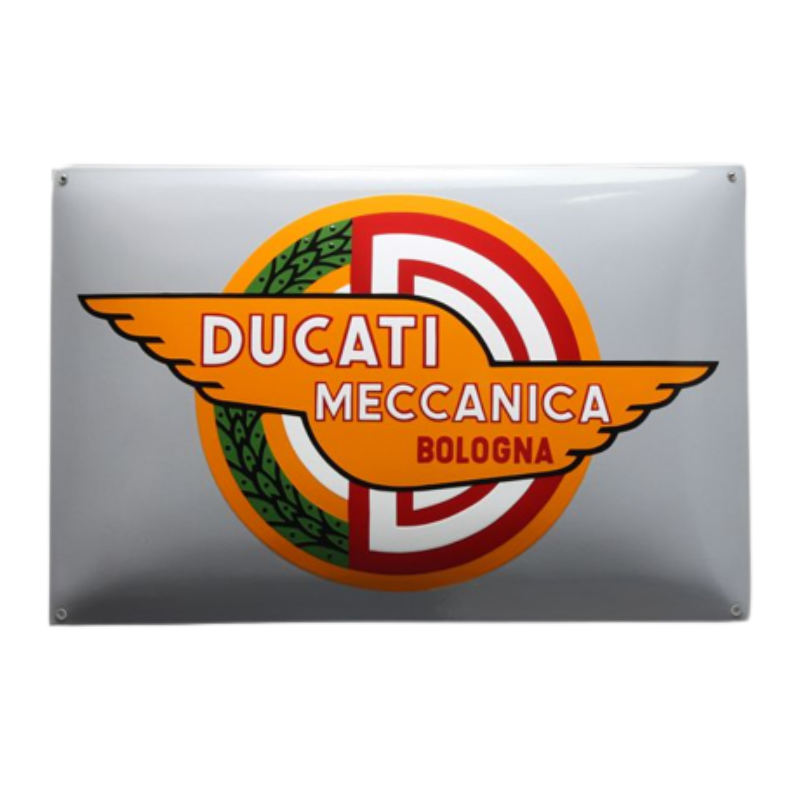 plaque émaillée Ducati 60x40 cm