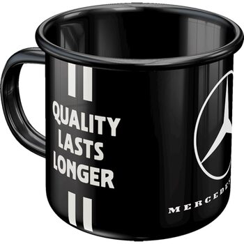 tasse émaillé publicitaire mercedes trucker