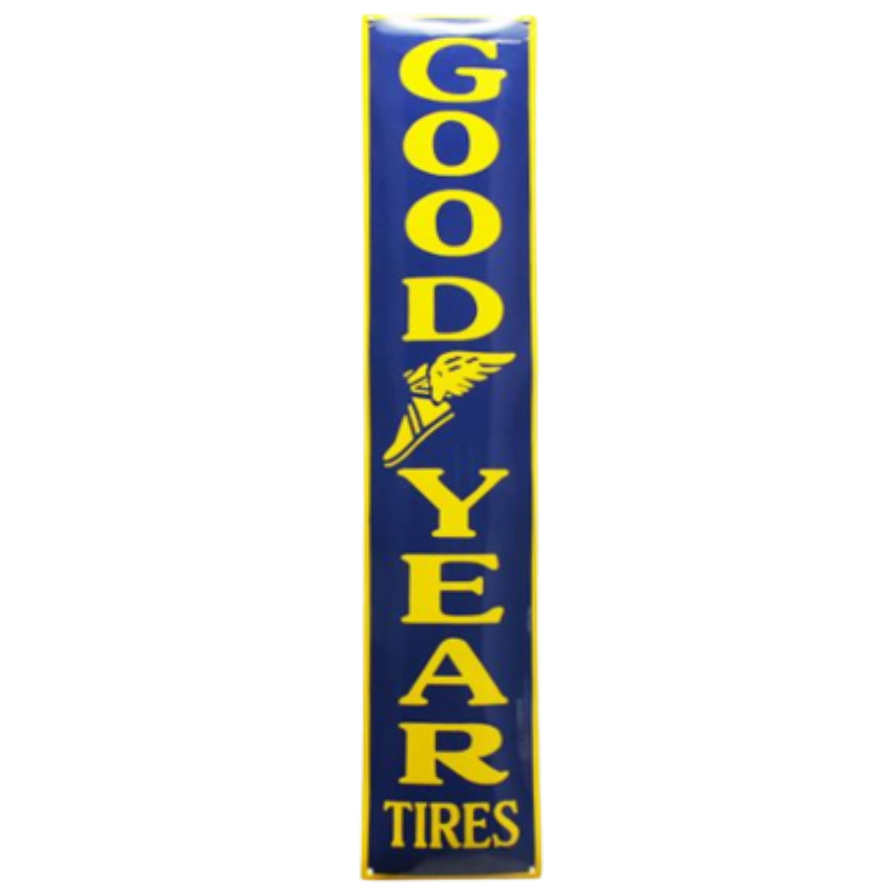 plaque émaillée Goodyear 60x20 cm