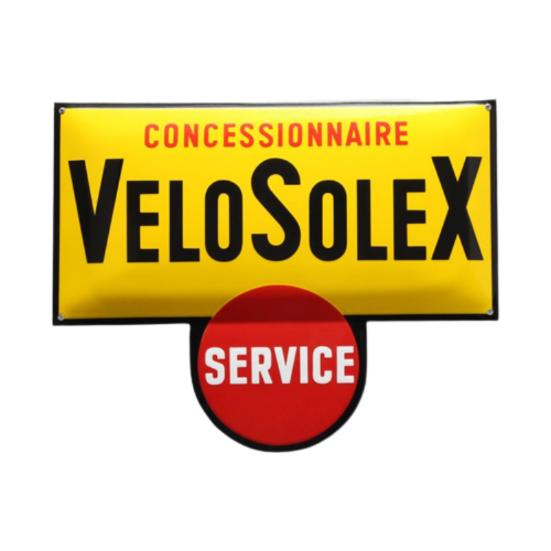plaque émaillée concessionnaire velosolex 60x47 cm