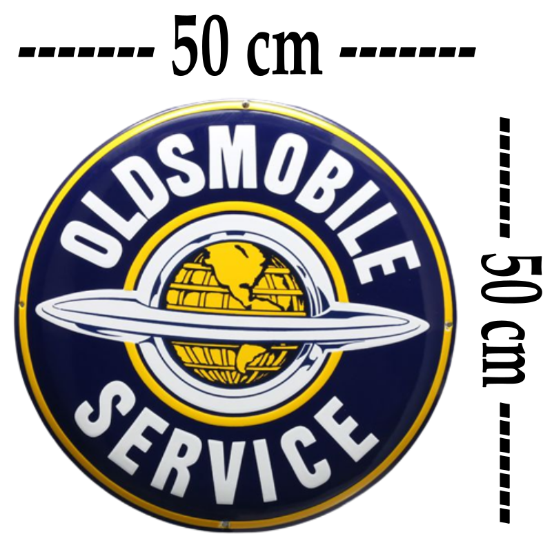Plaque émaillée Bombée – Logo Motul – Publicité Ancienne – Métal