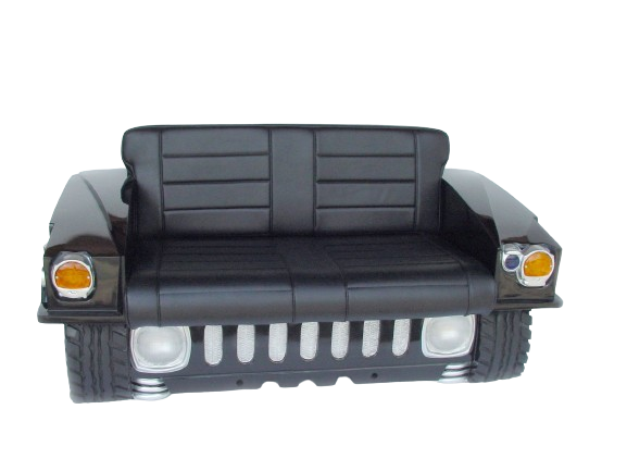 Canapé Hummer full black rétro