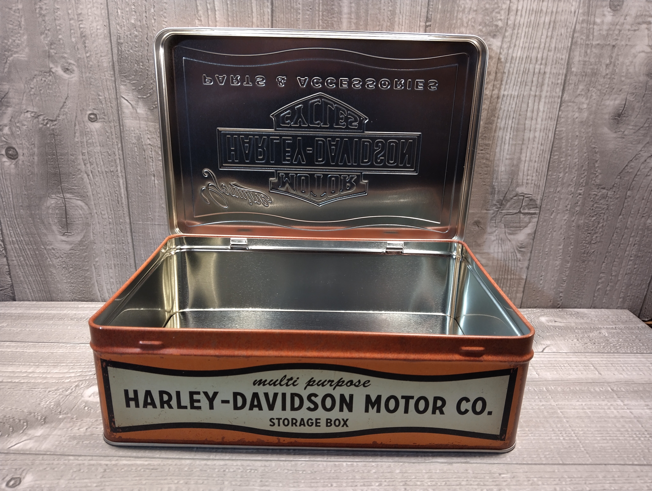 boite rétro vintage harley davidson