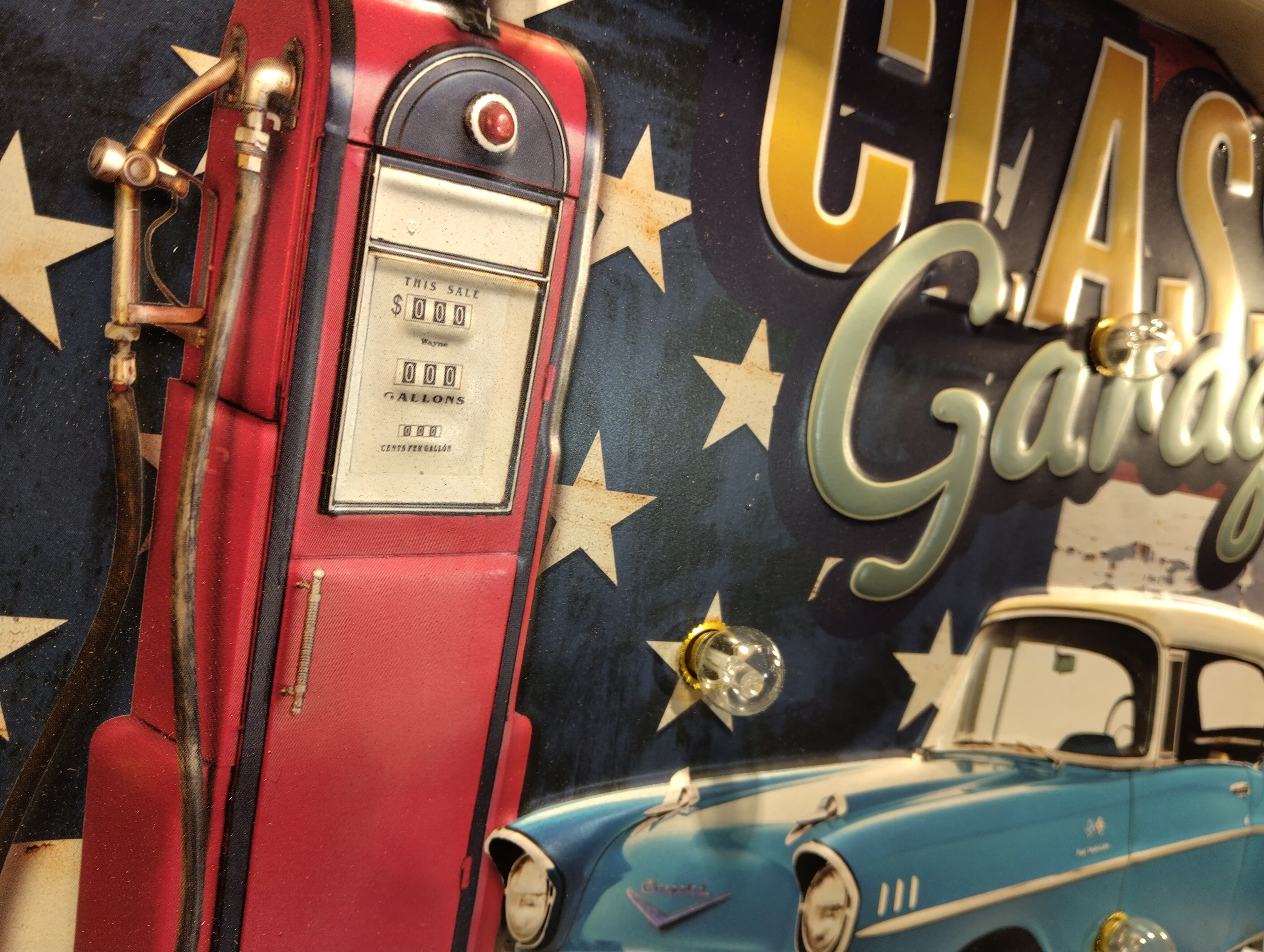 enseigne lumineuse déco classic garage