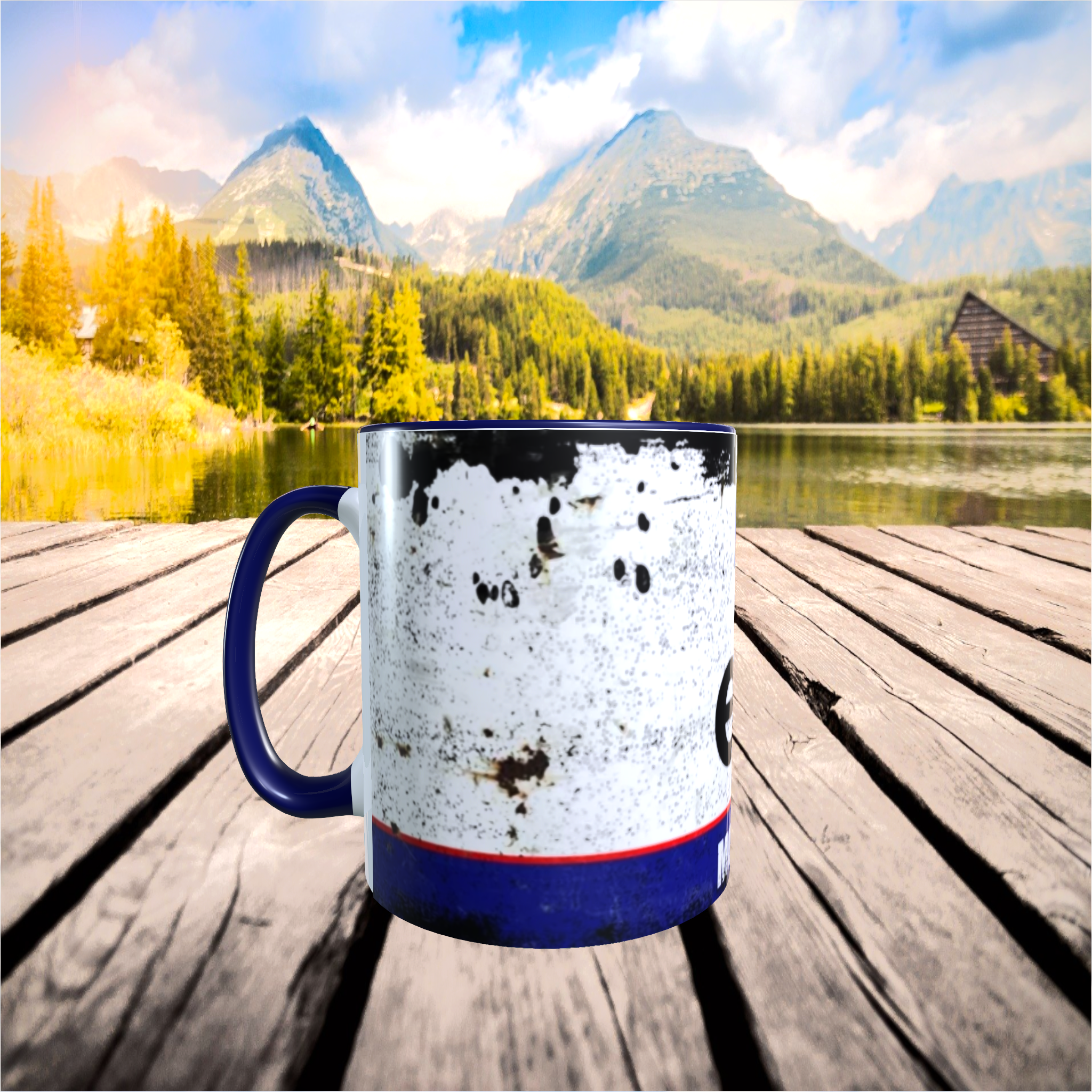 Mug céramque elf vintage