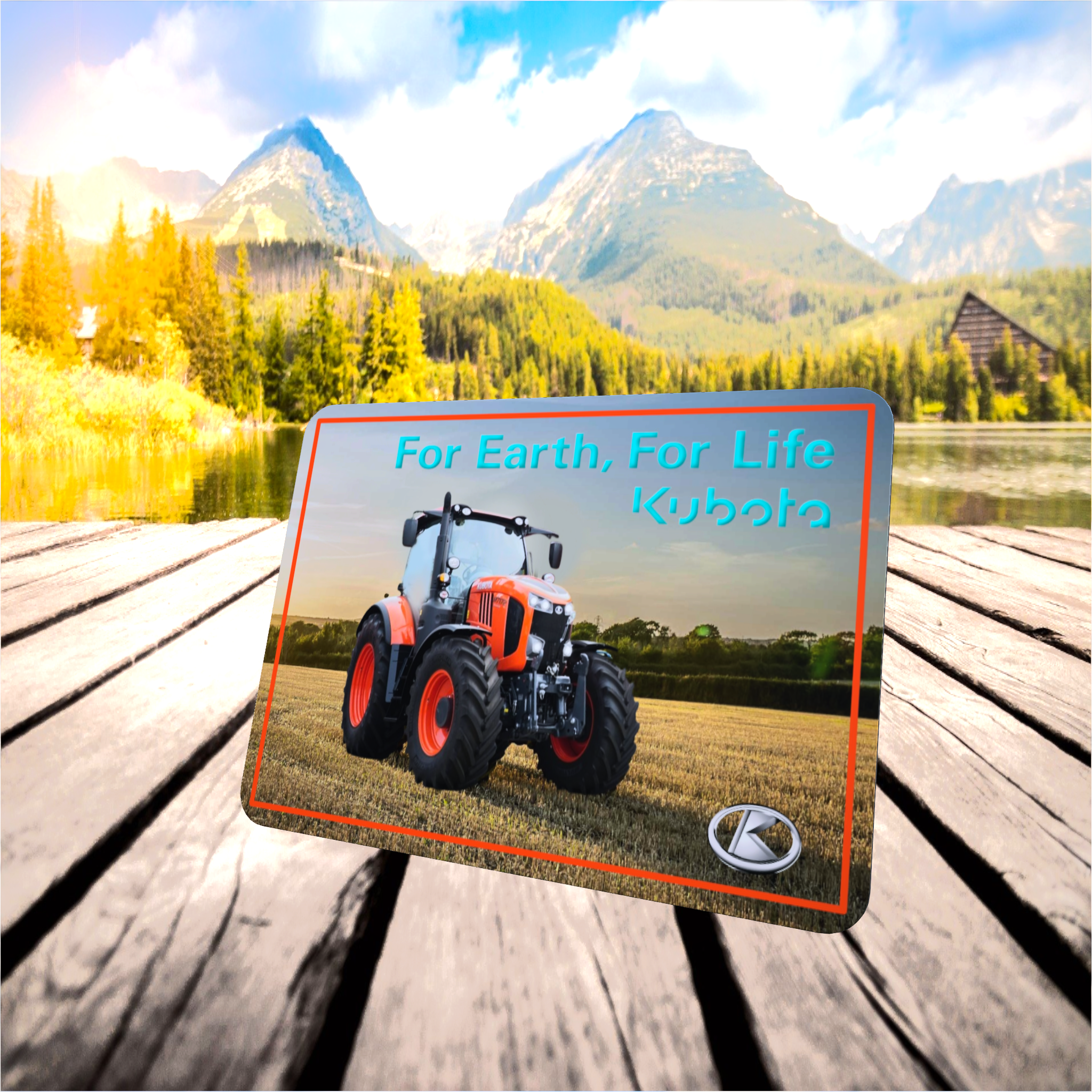 tapis de souris tracteur kubota