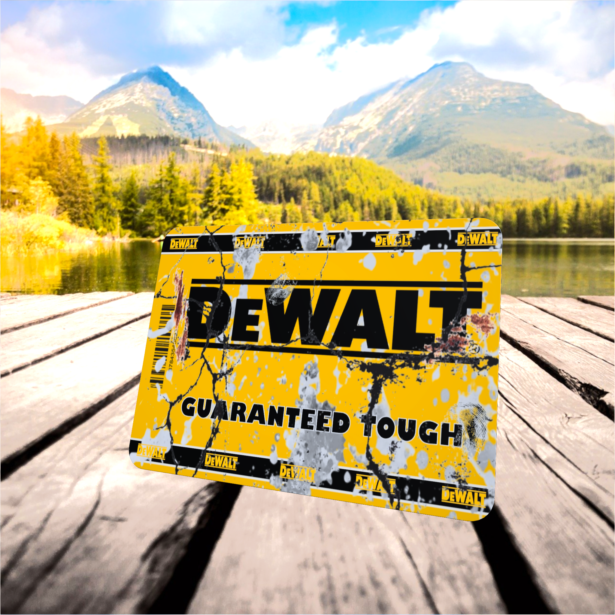 tapis de souris outils dewalt