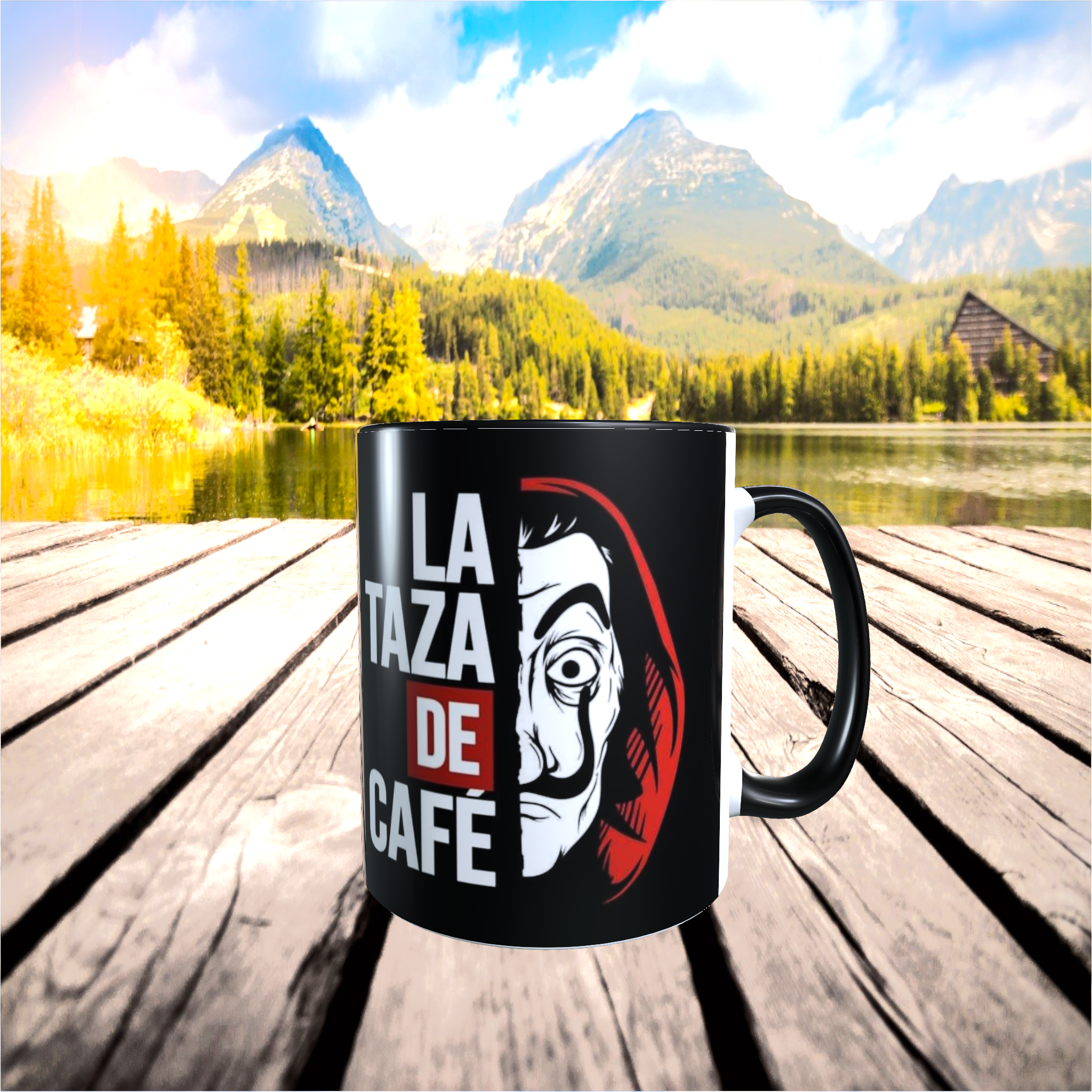 taza de café casa del papel collection