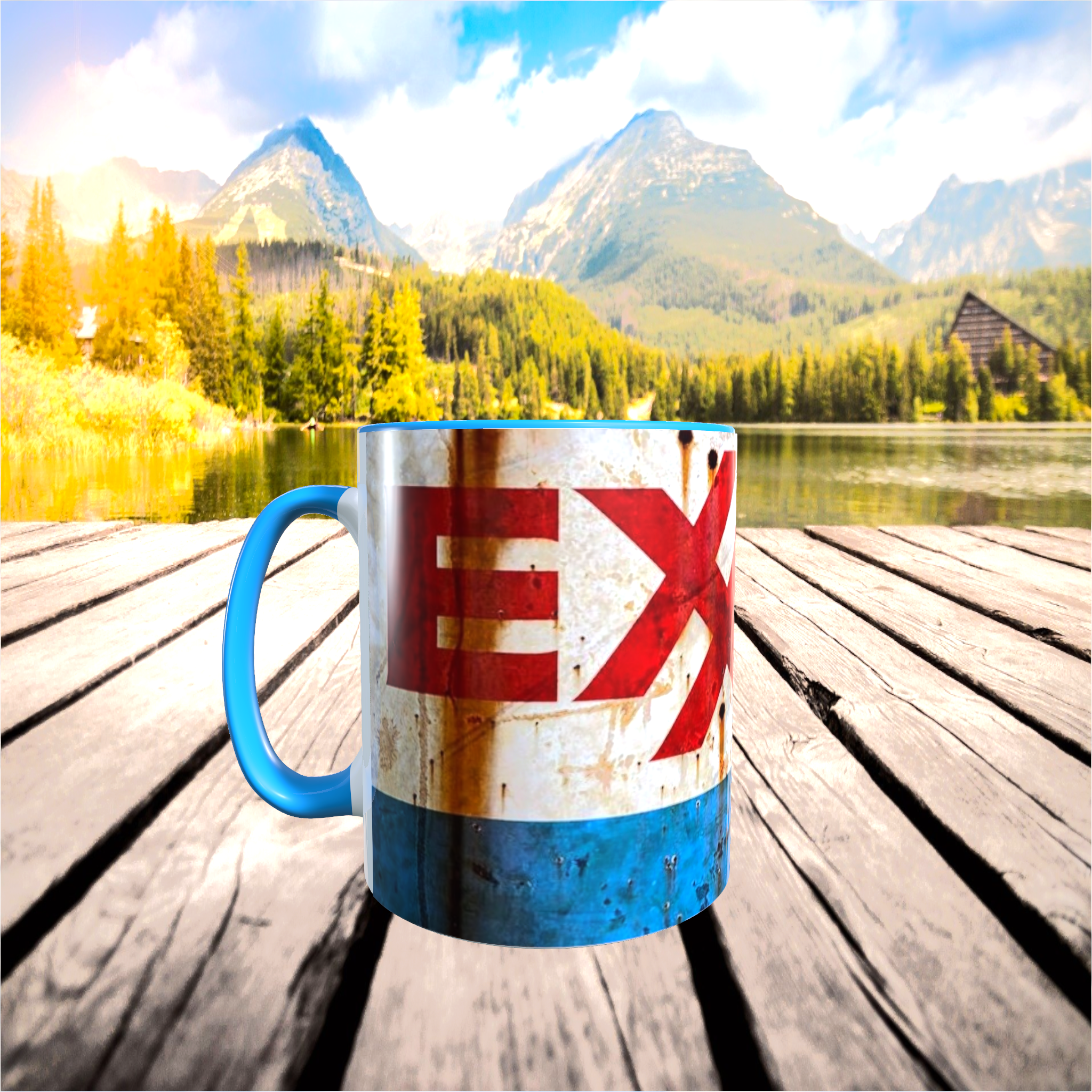 mug céramique publicitaire exxon mobil