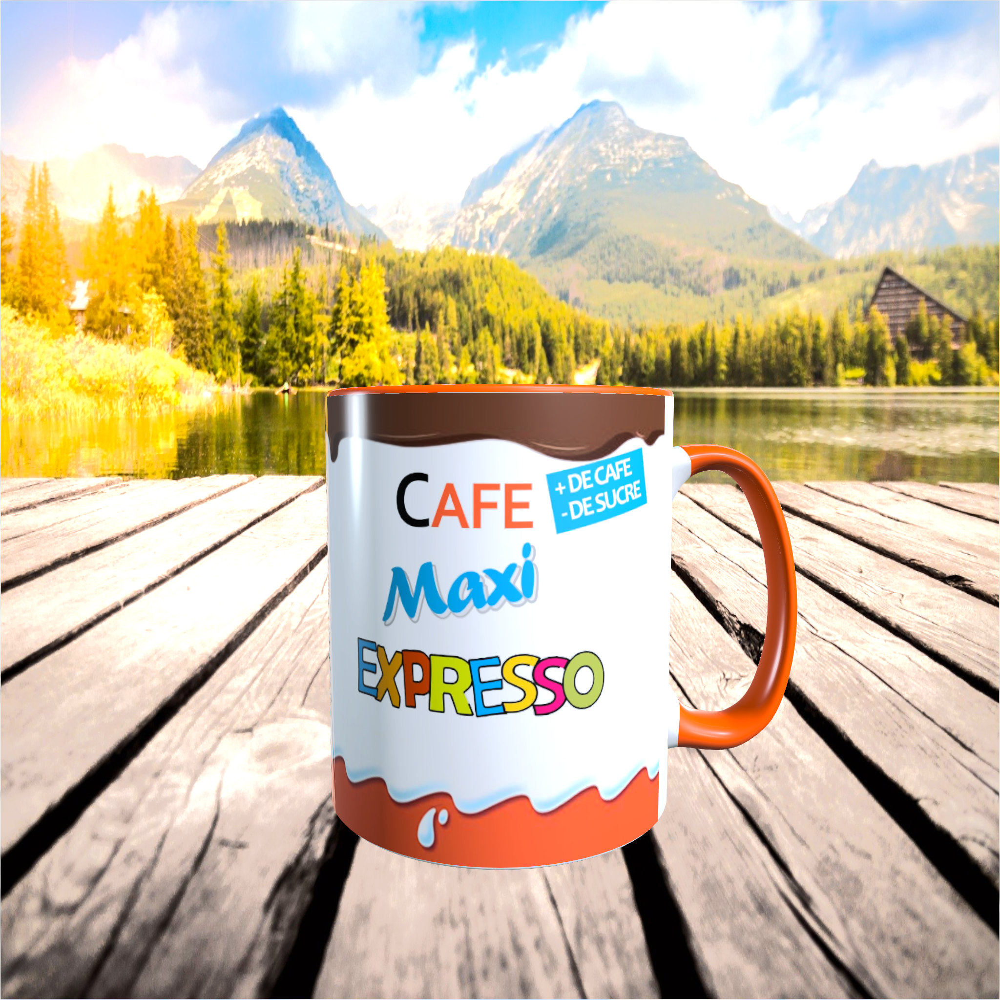 mug vintage rétro kinder